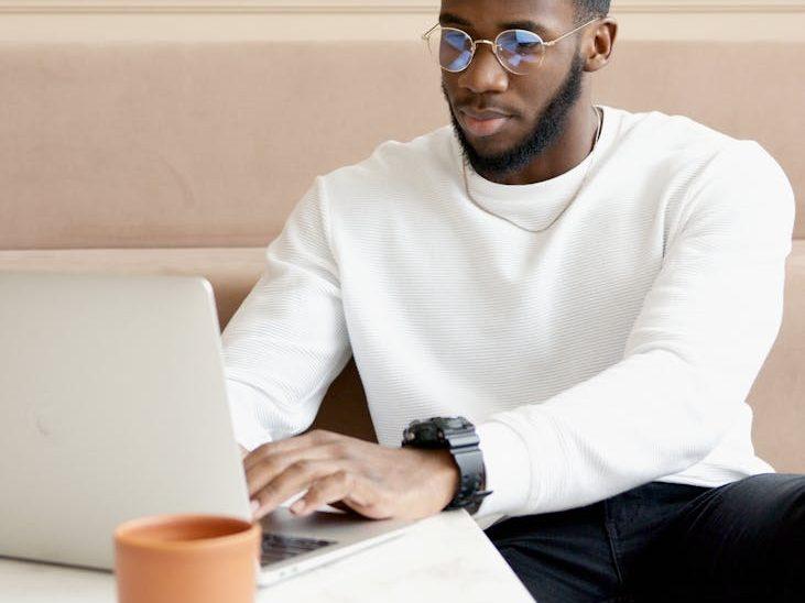 businessman man person desk