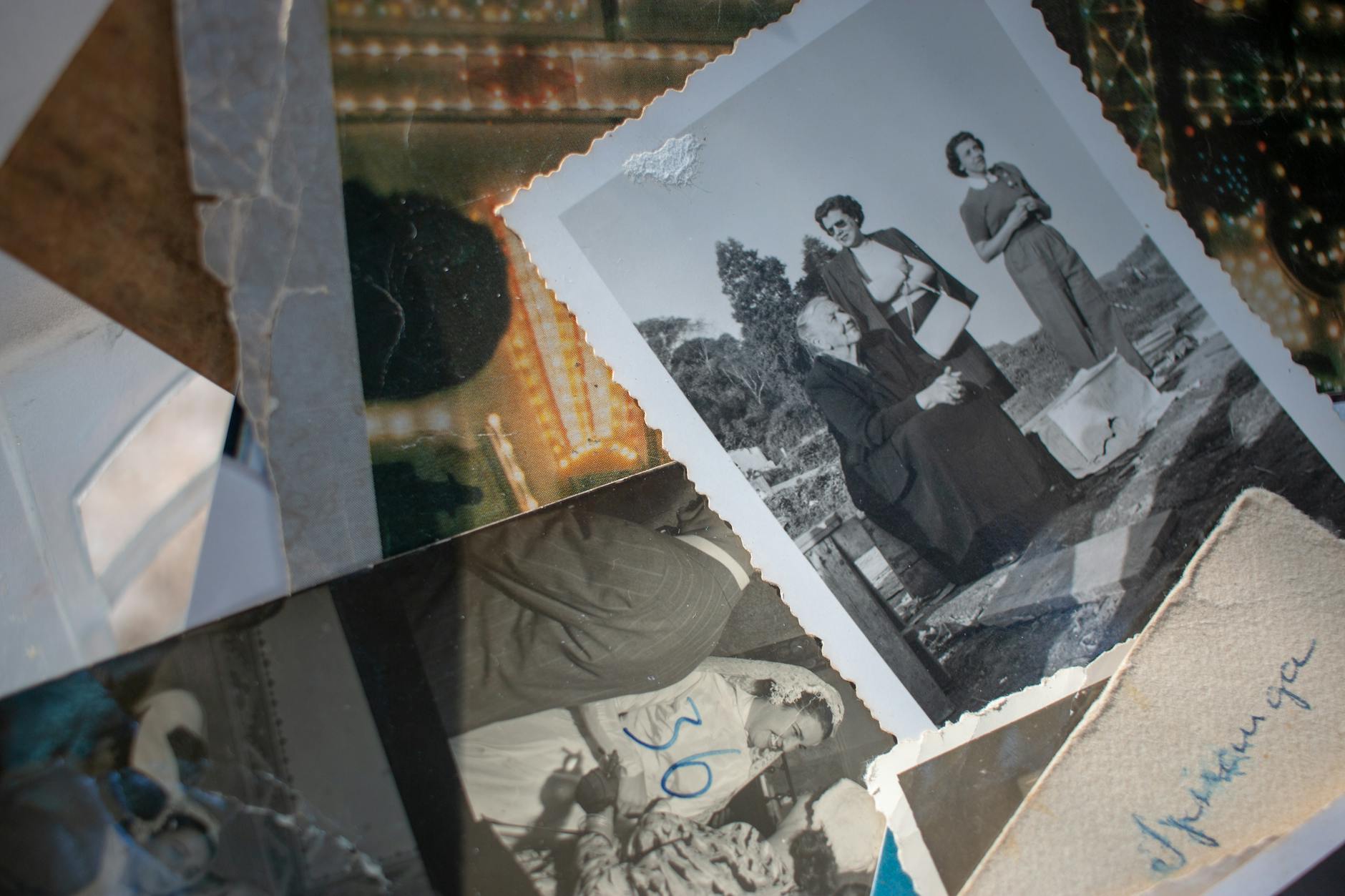 assorted greyscale photos