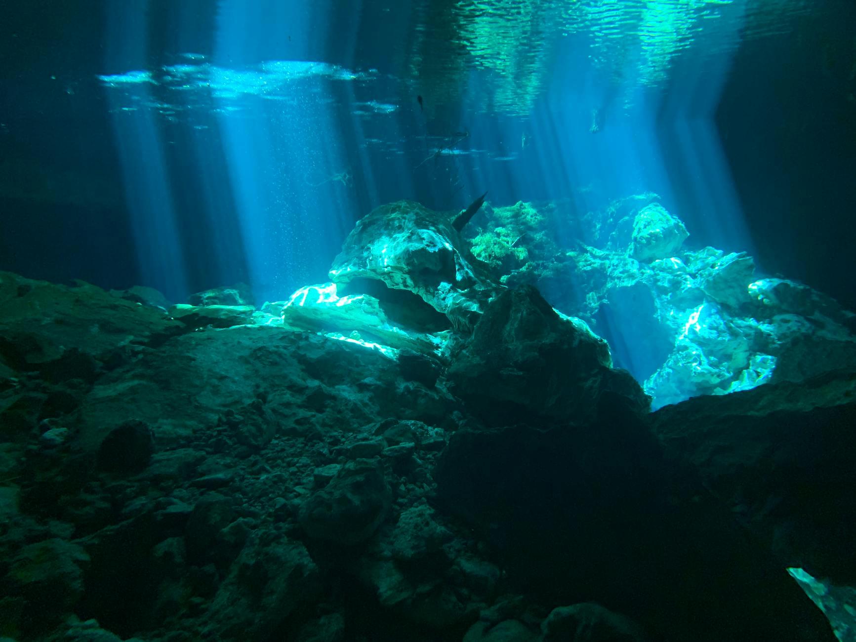 sun rays under sea surface, illustrating: Scorpio, transformation, Scorpio season, Hellenistic astrology, and renewal