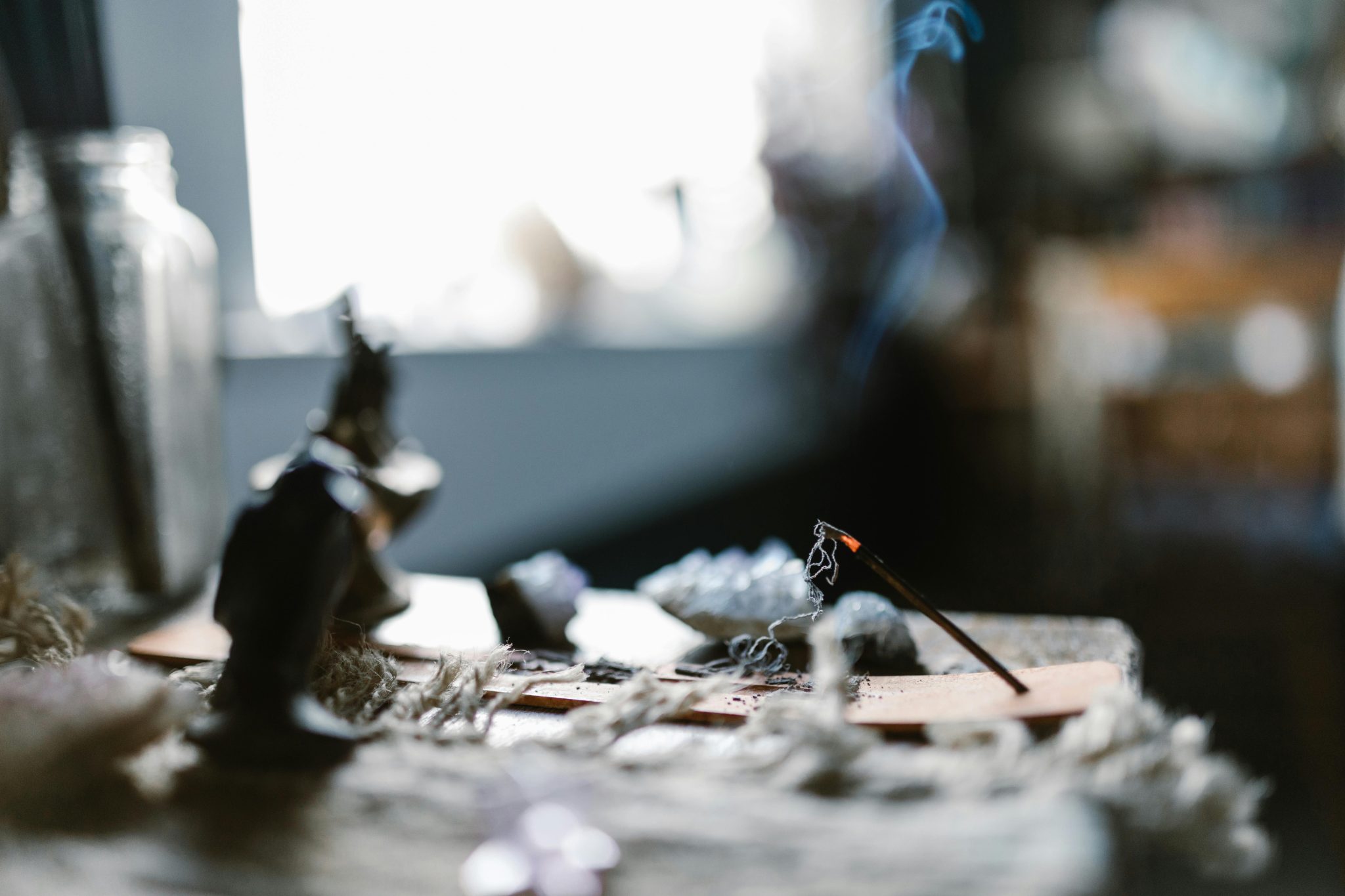 Incense burning, evoking: The Witches' New Year, Celebrate Samhain, Cycles of Renewal, ancestor veneration, and Pagan traditions