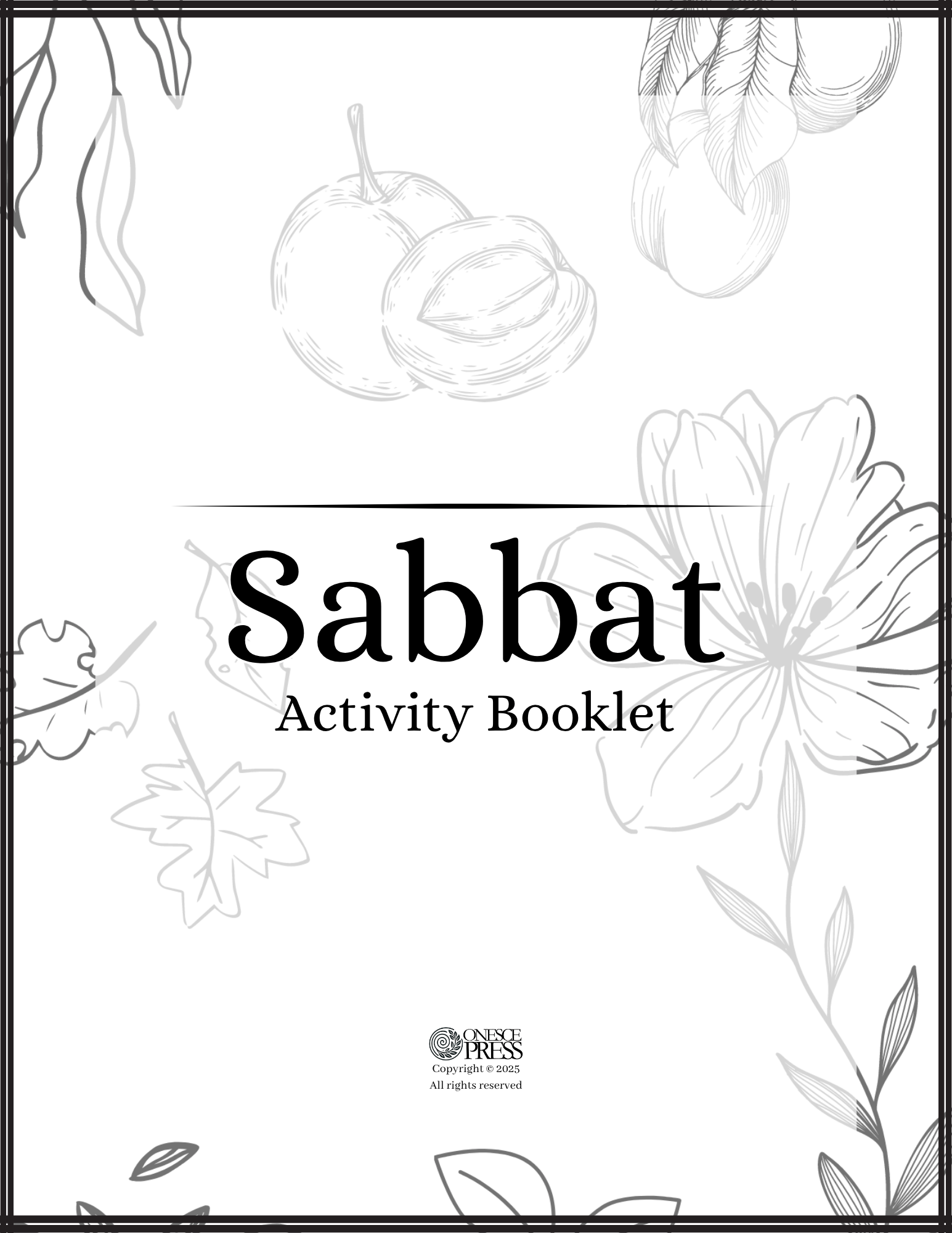 Cover of the Sabbat Activity Booklet, a printable PDF designed to help you explore any of the Pagan Sabbats