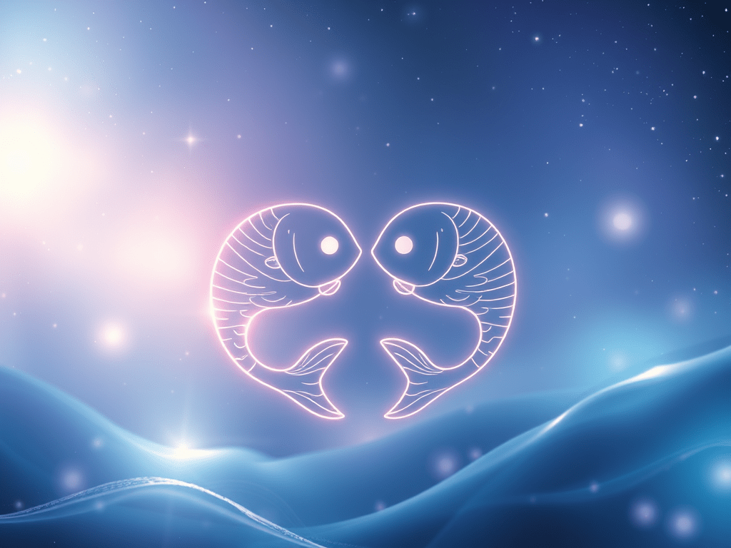 Pisces love, illustrating: Pisces energy, total dissolution, return of light, Pisces zodiac sign, and Pisces season