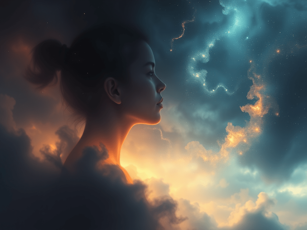 Emergence, illustrating: Pisces energy, total dissolution, return of light, Pisces zodiac sign, and Pisces season