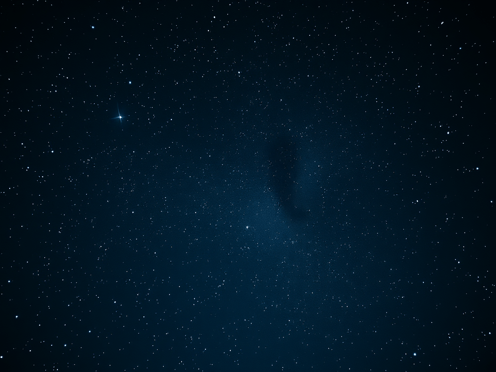 Image of a stary, night sky