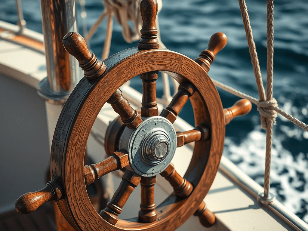 A ship's helm—illustrating the Hellenistic name for the first house