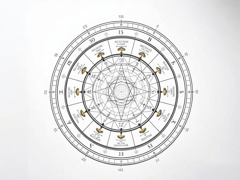 A chart full of geomentric patterns