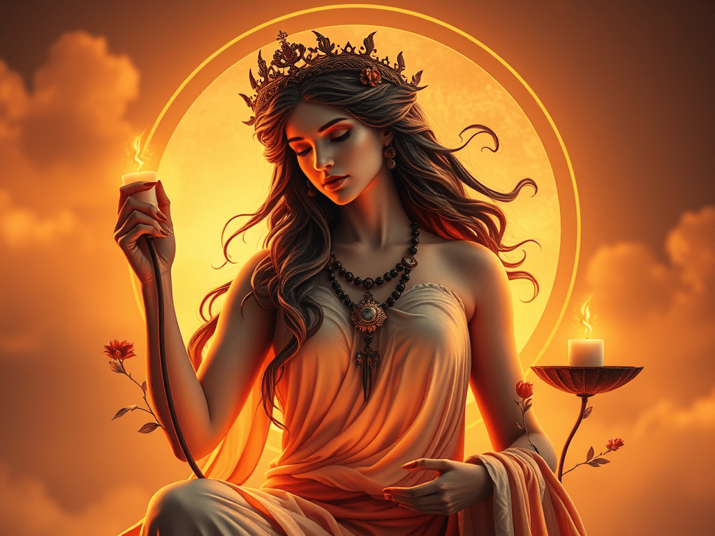 Celestial image representing Venus as value, beauty, and relational harmony