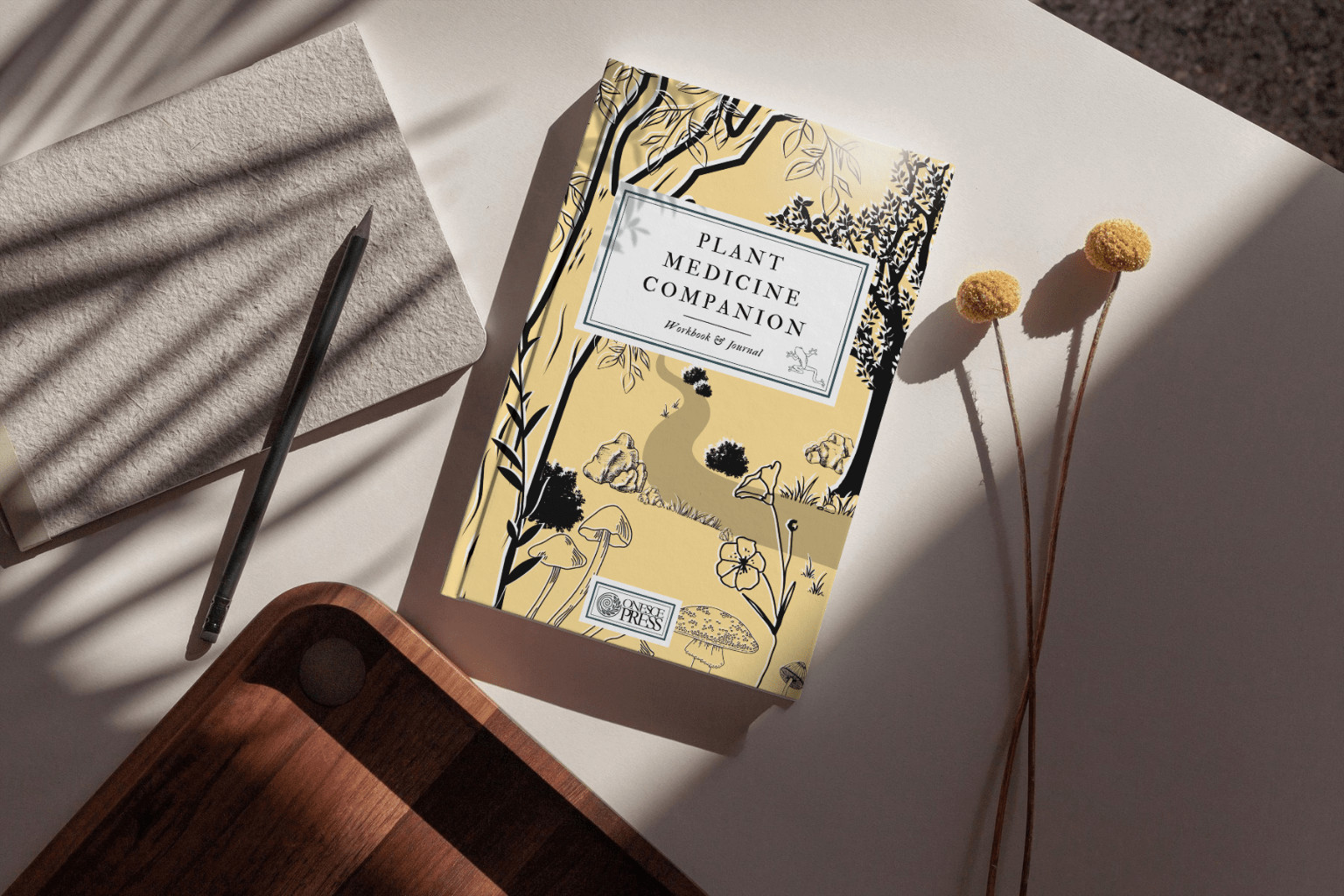 Plant Medicine Companion Workbook on table