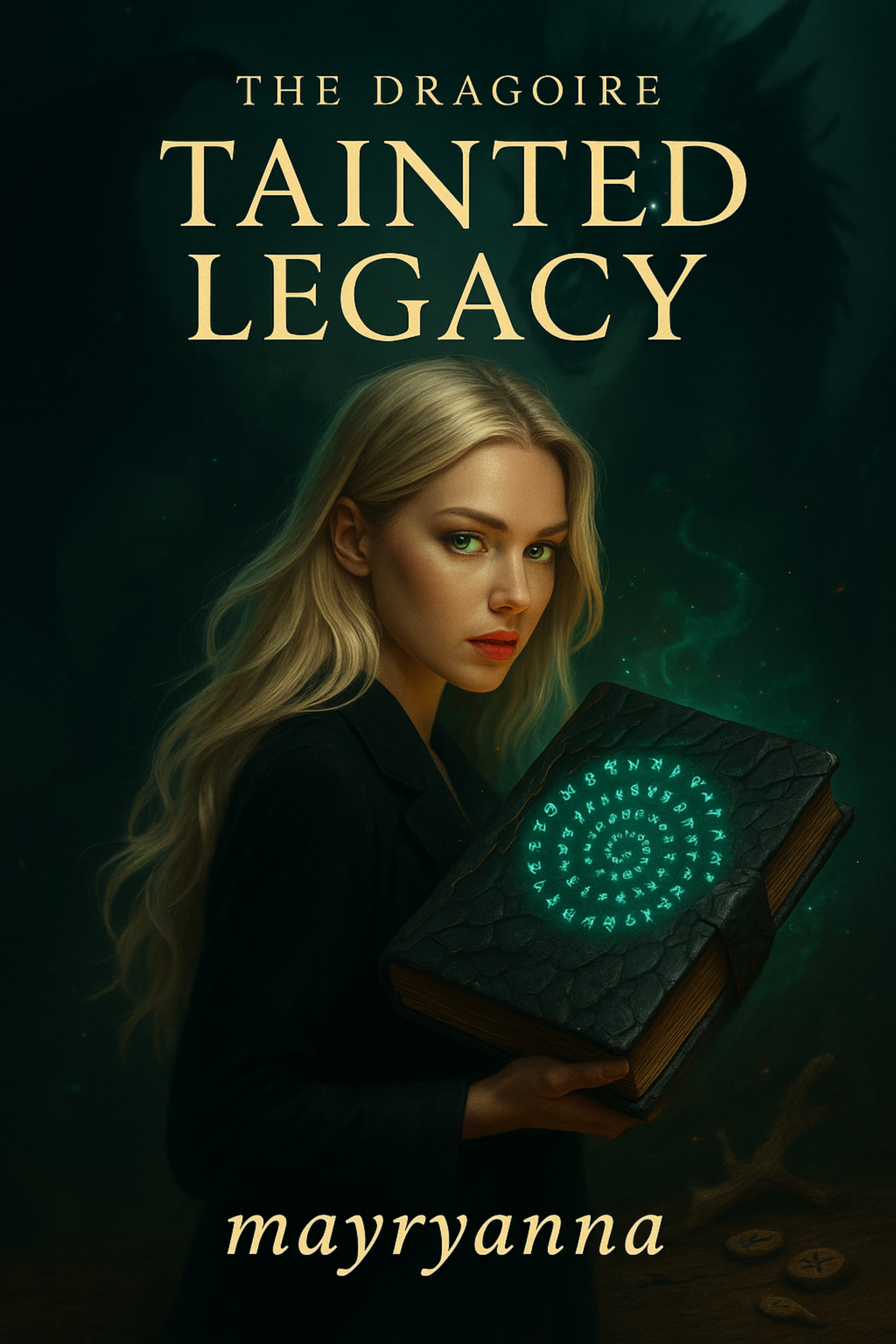 Cover image for The Dragoire: Tainted Legacy; a novel of betrayal, discovery, and redemption by mayryanna