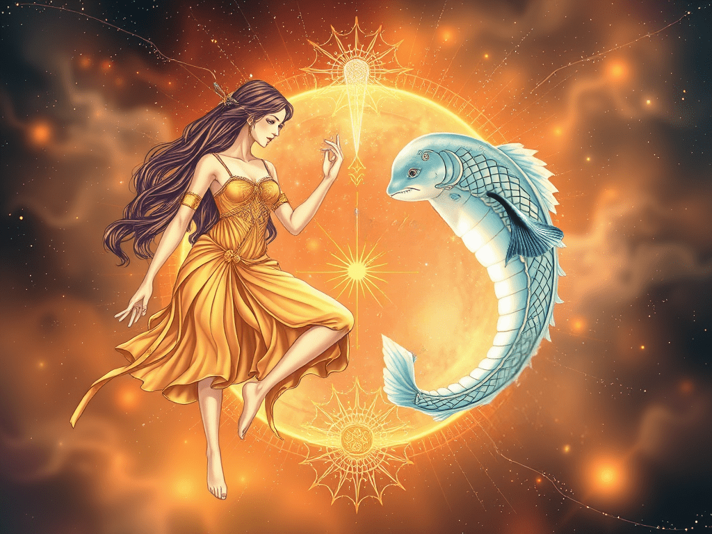 Virgo and Pisces axis