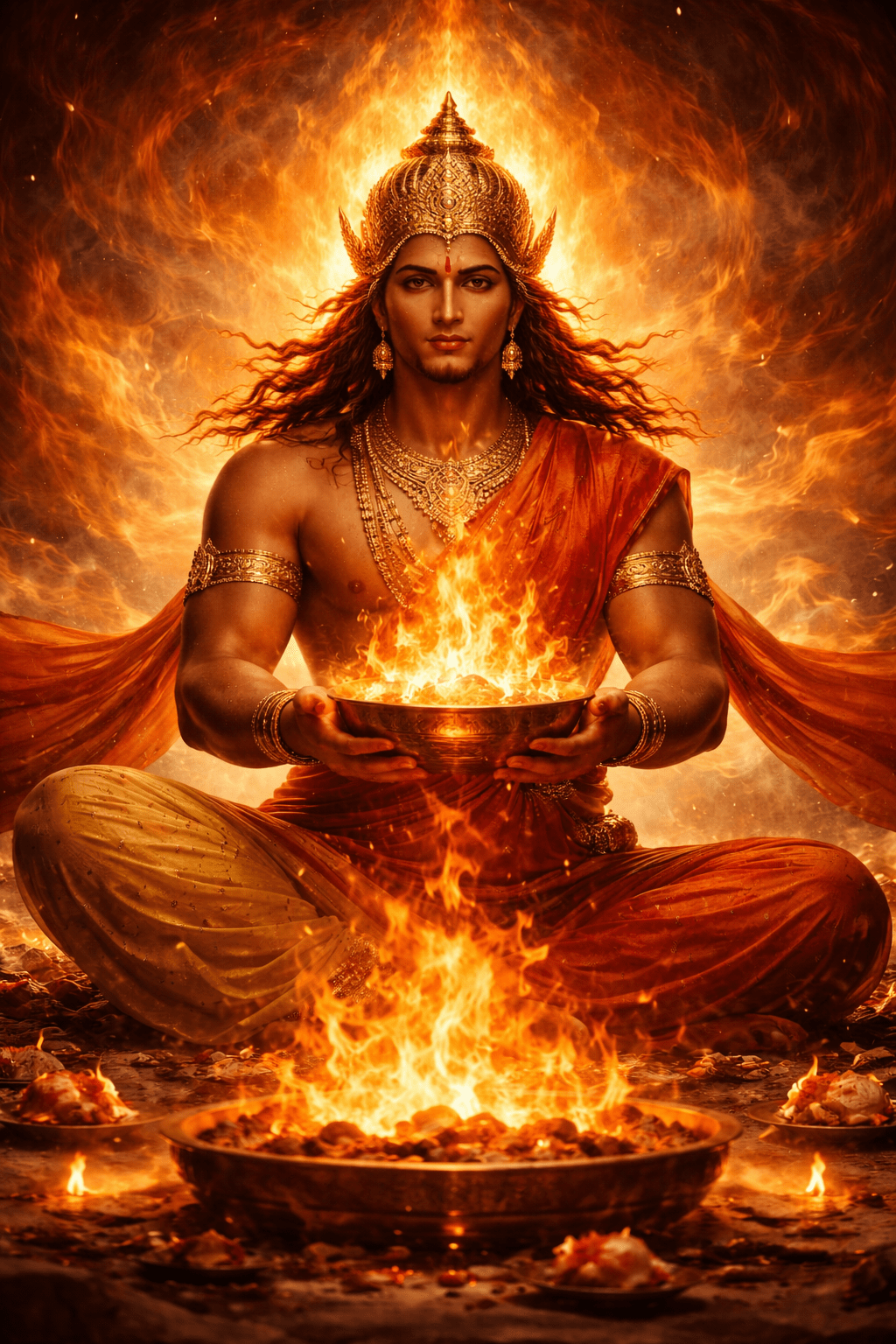 Vedic God Agni, evoking: Agni, Aries, Archetypes, Sacred Flame, and Initiation