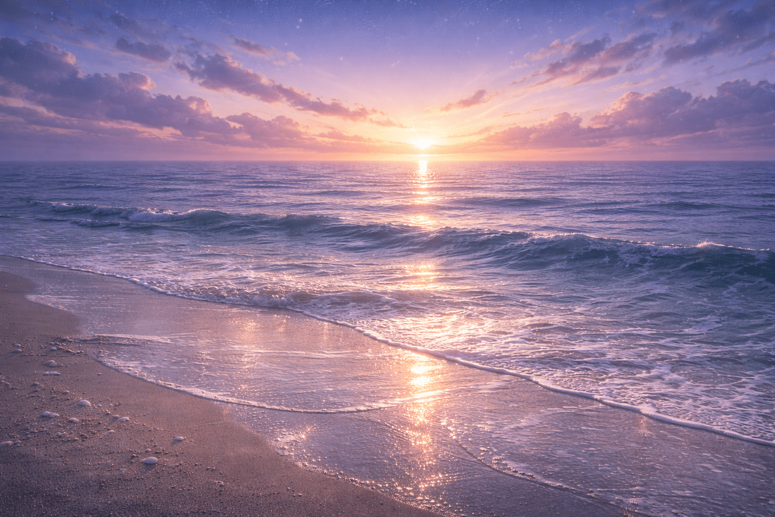 Ocean Horizon, evoking: Amphitrite, Pisces, sovereign, continuity, and rhythmic nature