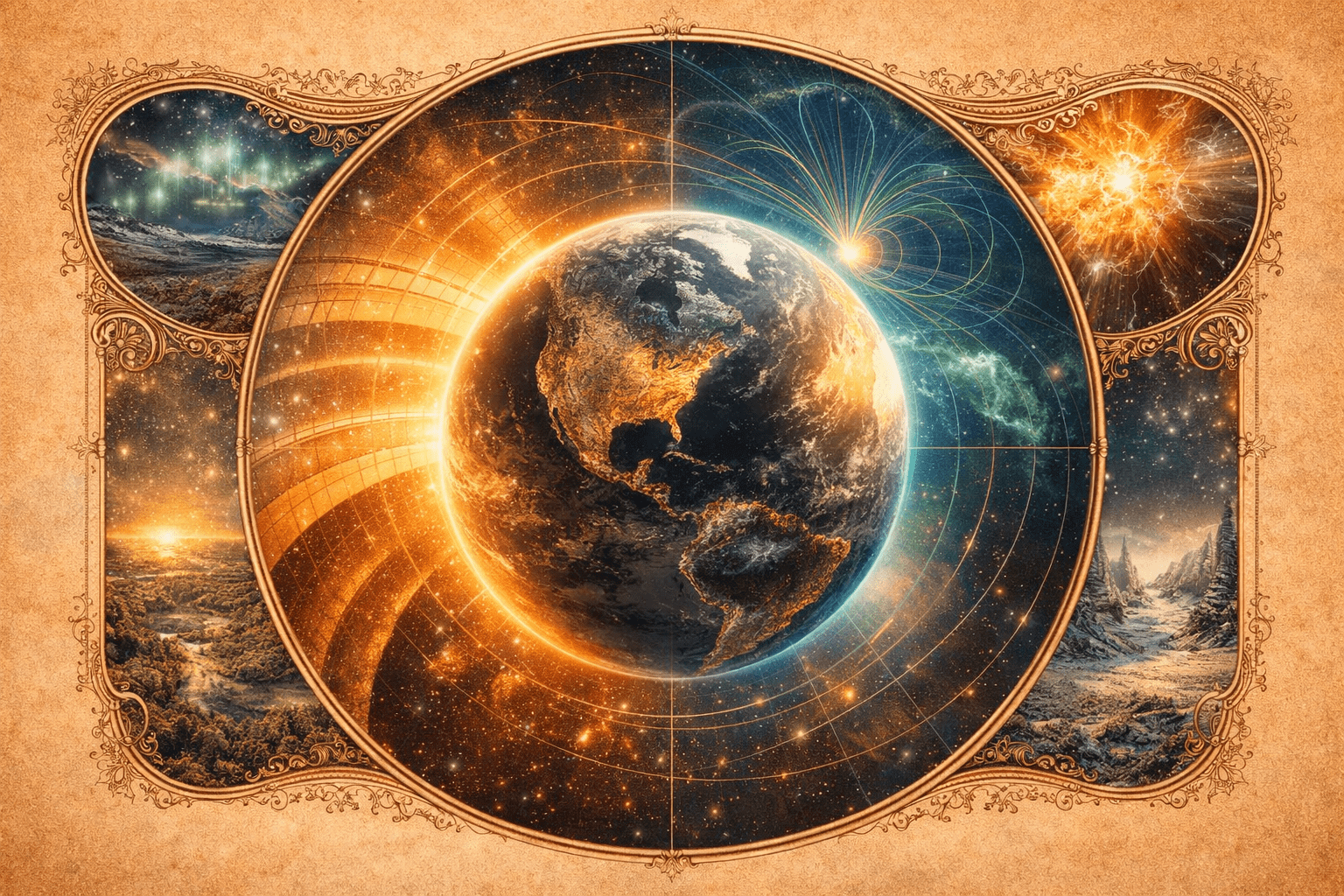 Global Current, evoking: Cycles in Harmony, Cosmology, Natural Cycles, Guidance, and Nature