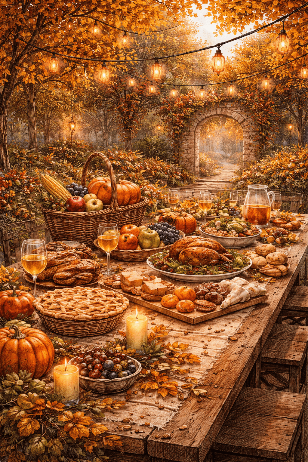 Harvest Feast, evoking: the astrological year, forecast, Spring 2026, astrology, and astrology forecast