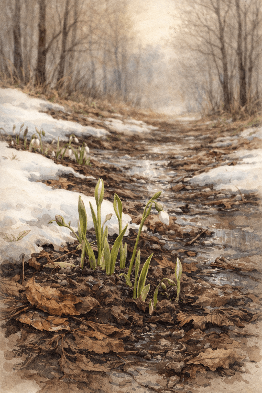 Spring Sprouts, evoking: the astrological year, forecast, Spring 2026, astrology, and astrology forecast