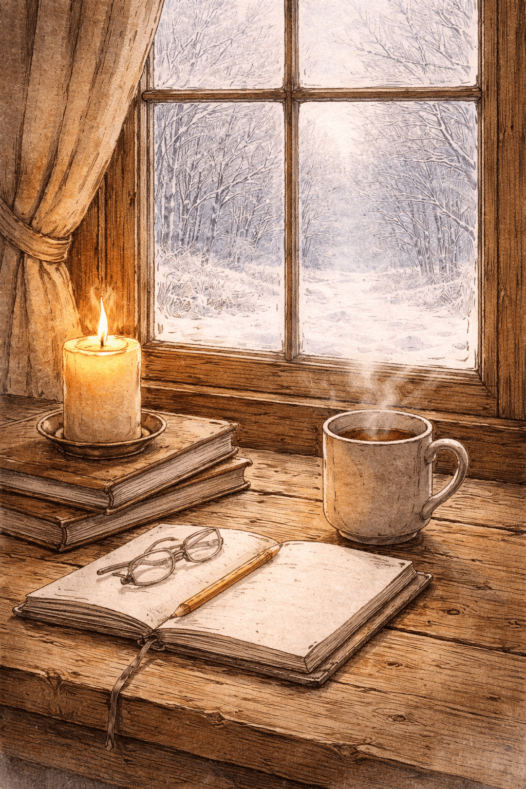 Winter Desk, evoking: the astrological year, forecast, Spring 2026, astrology, and astrology forecast