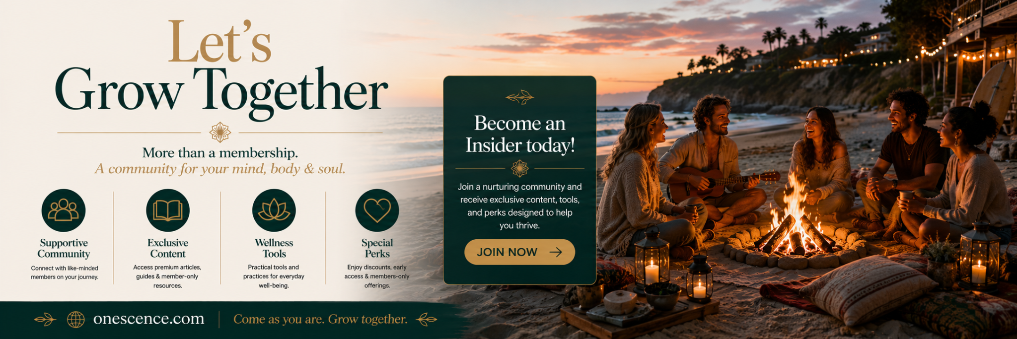 Onesce Insider membership ad