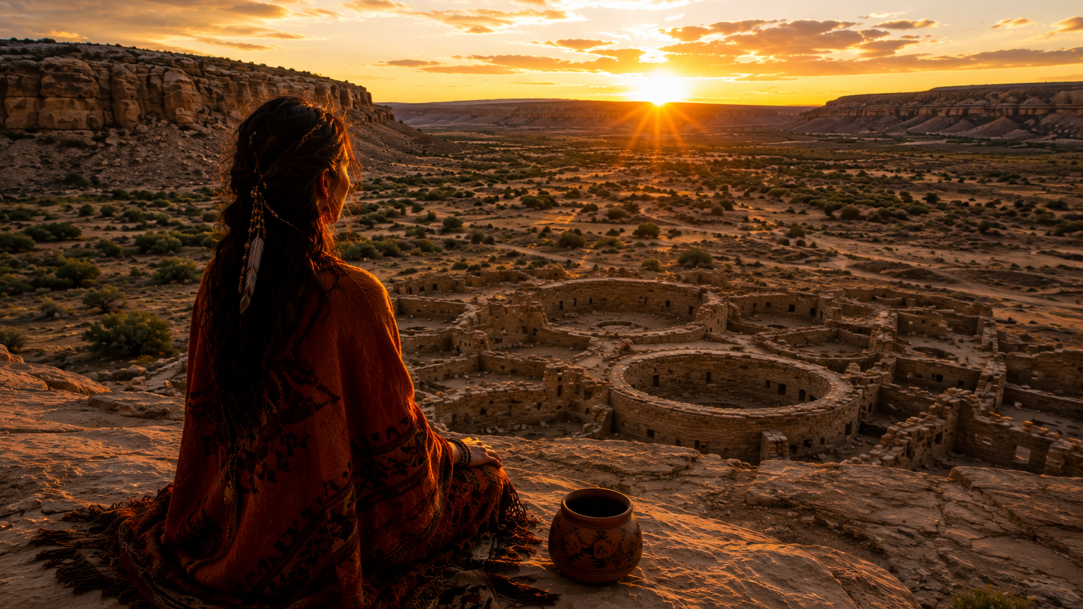 Chaco Canyon Summer Solstice desert retreat, illustrating: abundance mindset, personal authenticity, magnetism, and self-expression