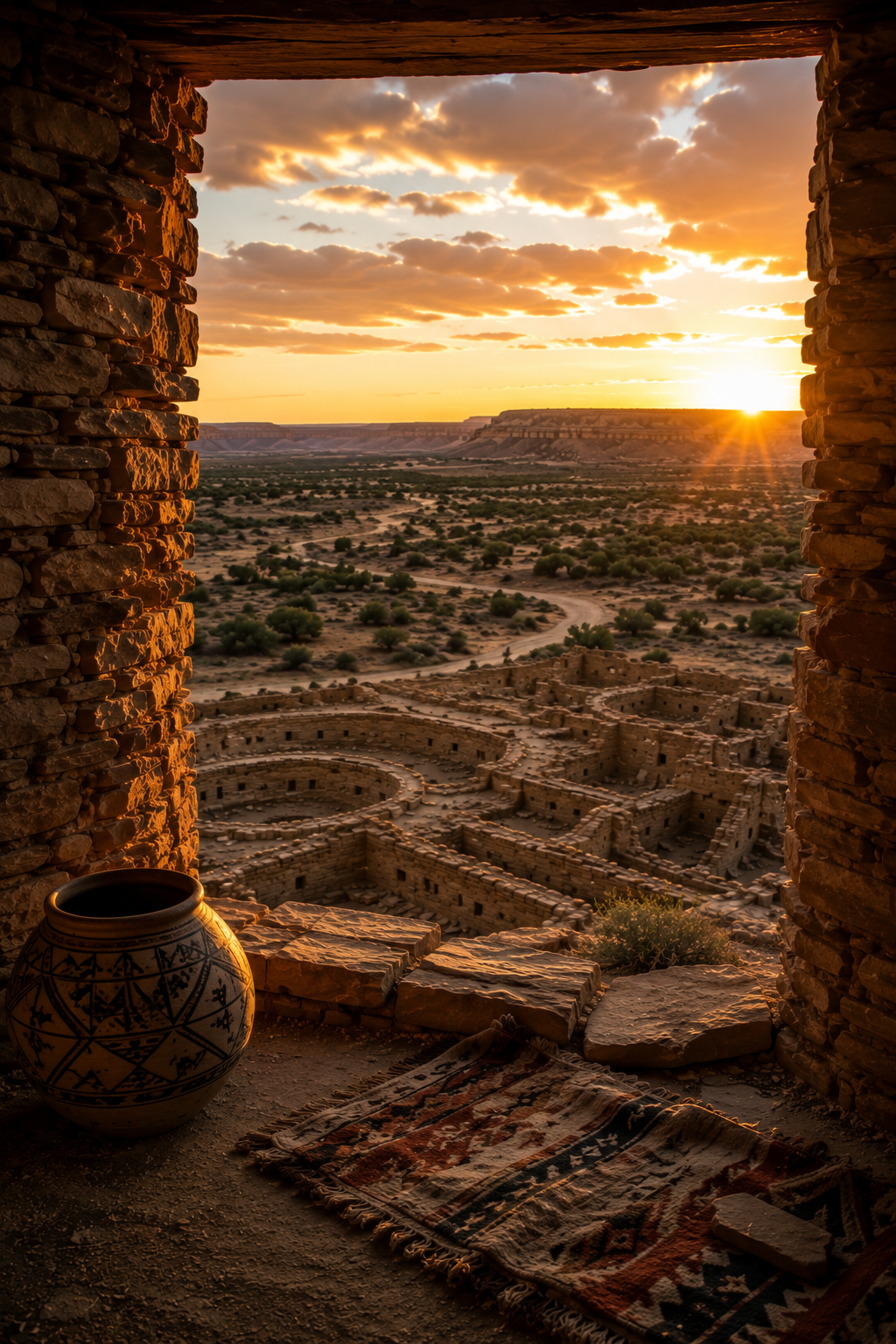 Chaco Canyon Summer Solstice desert retreat, illustrating: abundance mindset, personal authenticity, magnetism, and self-expression