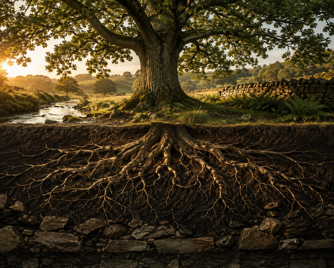 roots of a tree go deep