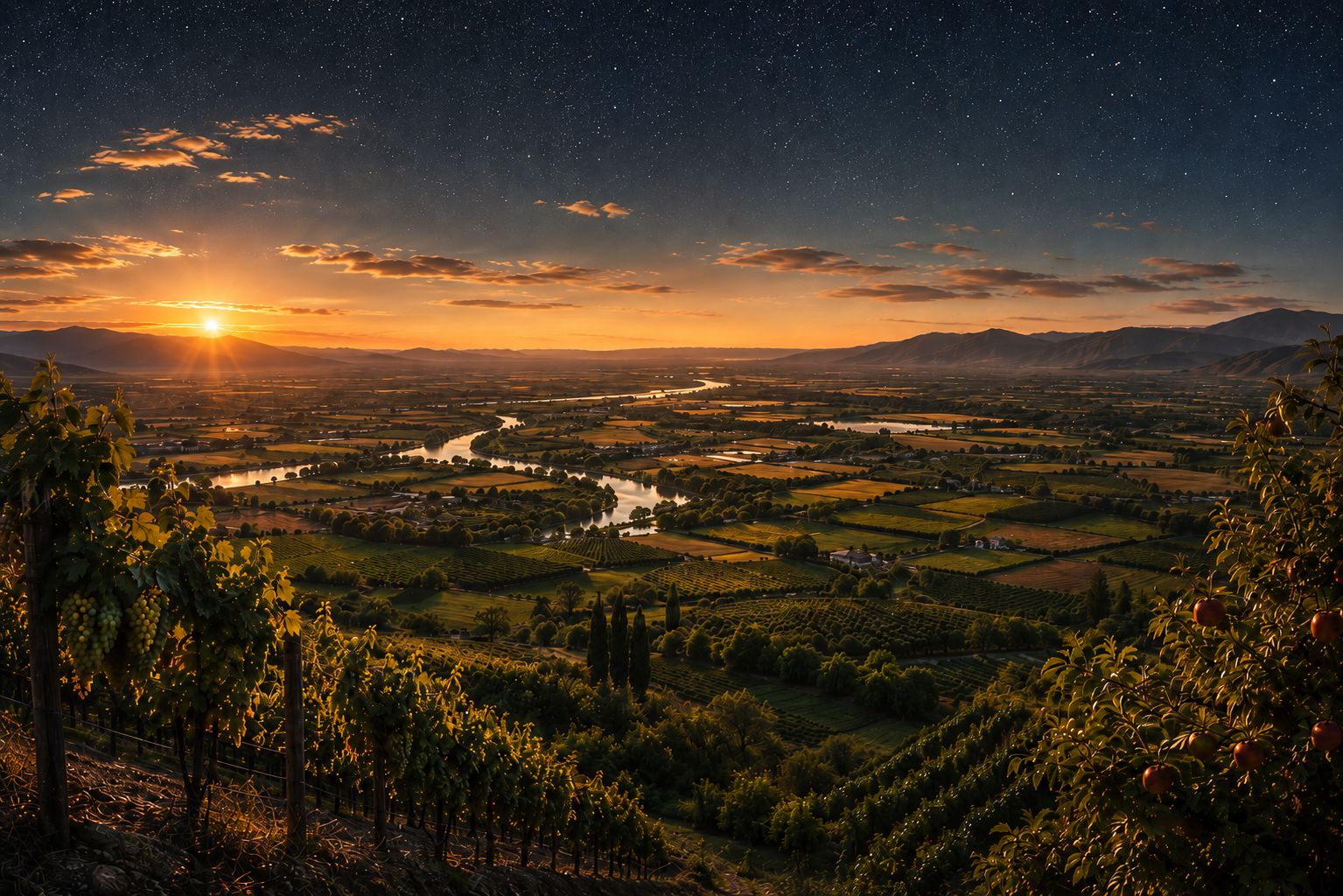 beautiful Tuscan valley