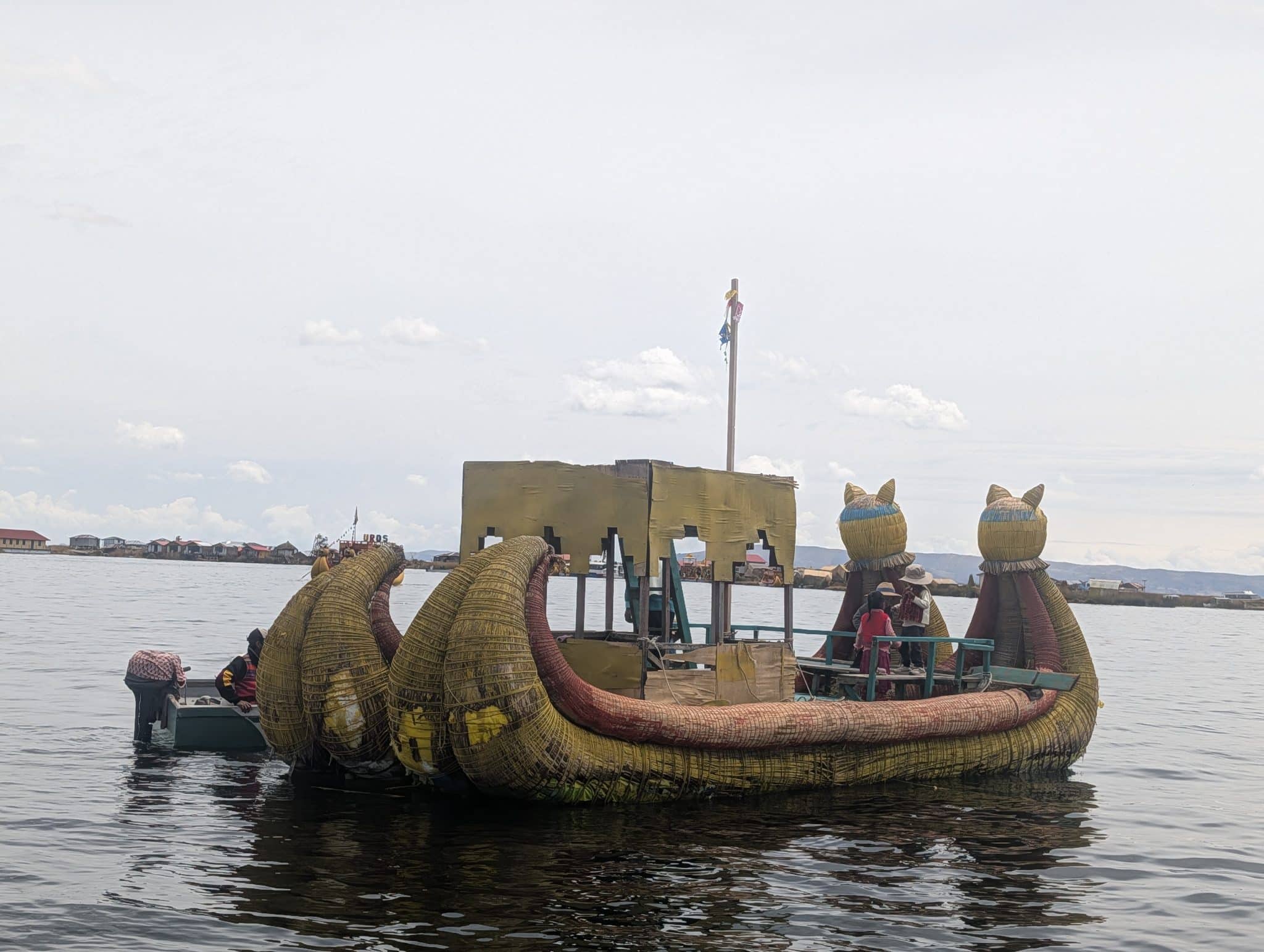 Uros traditional reed boat, Peru, photo taken by mayryanna