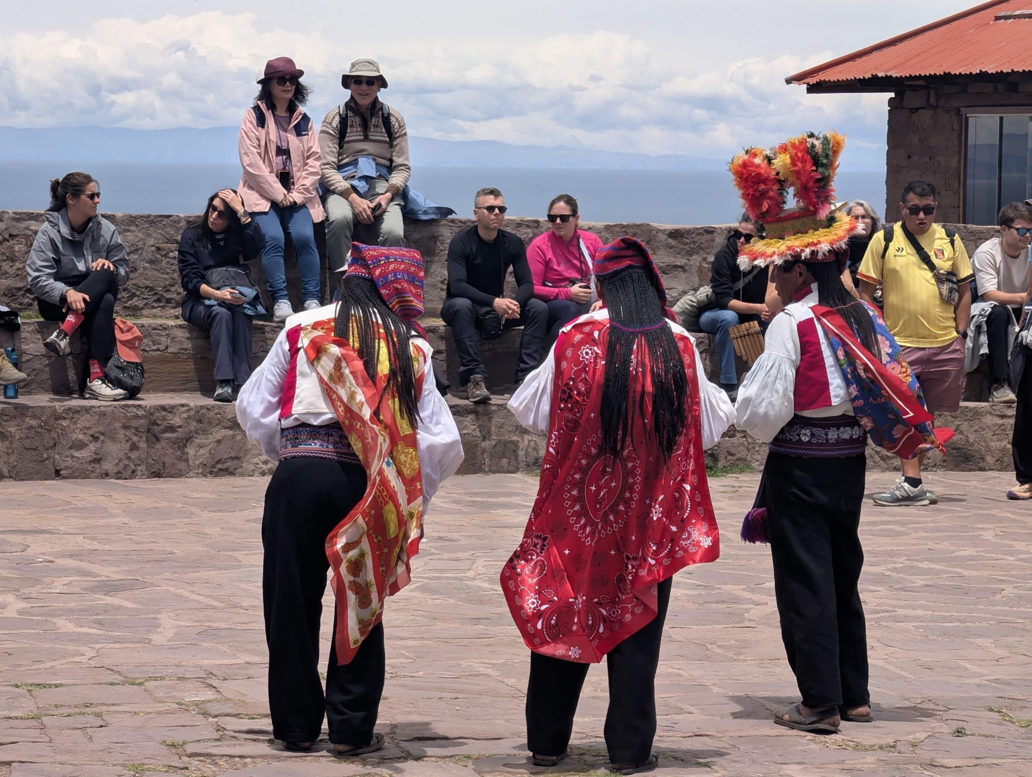 Traditional dancers, Amantani Peru, photo taken by mayryanna