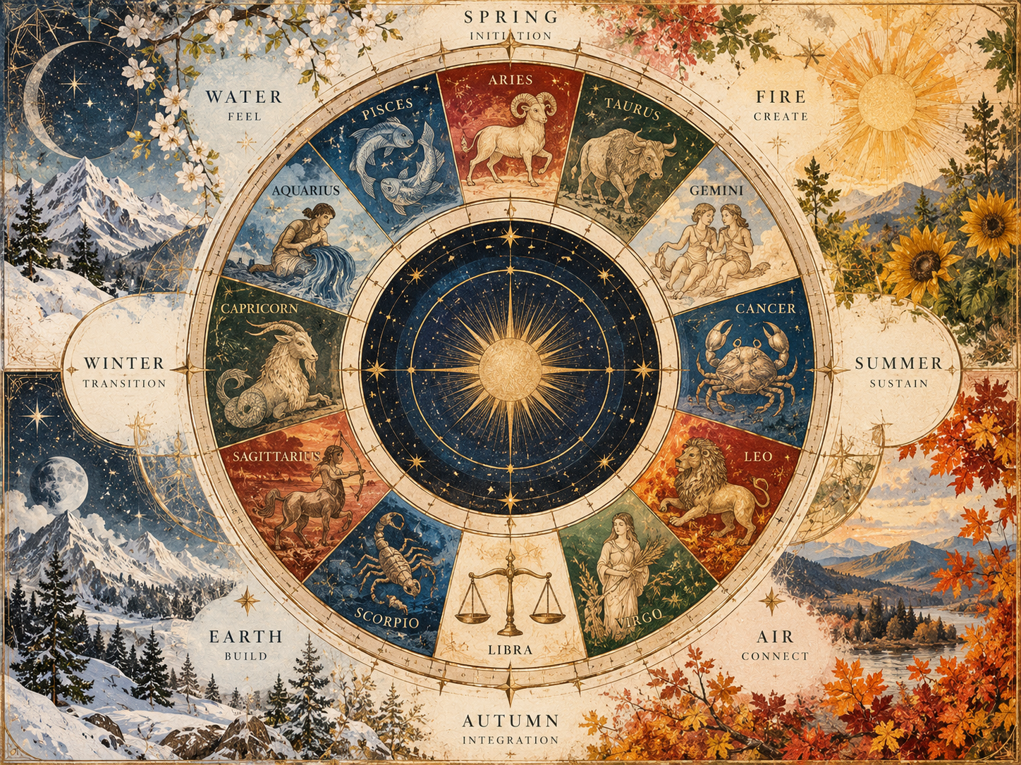 zodiac almanac chart